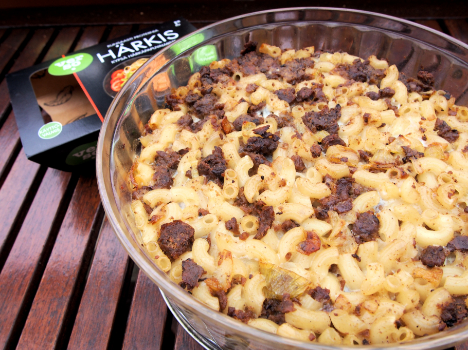 Härkis-makaronilaatikko