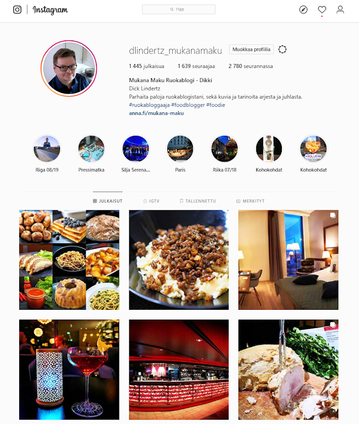 Mukana Maku Instagram