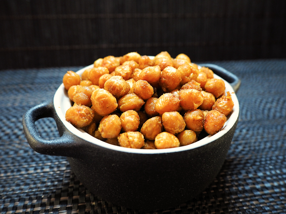 Paahdetut kikherneet